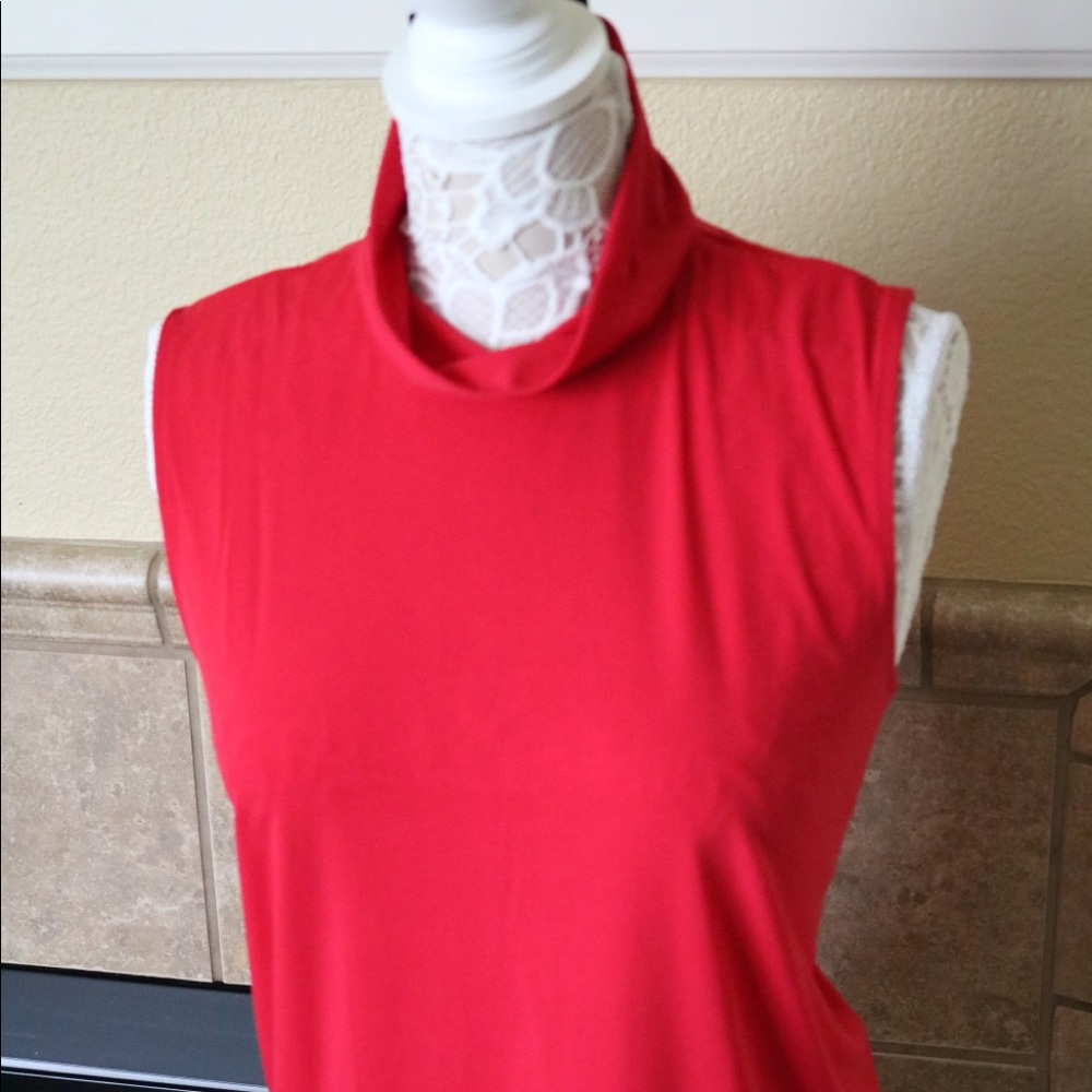 NEW! Banana Republic Red Turtleneck Tank Top (size M, L)